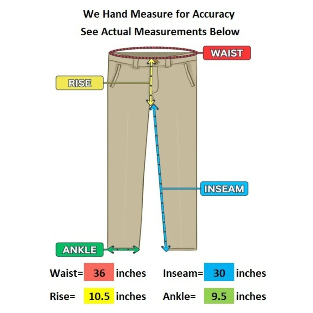 U.S. Polo Assn. measurements may